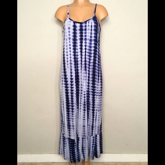 Brian & Em blue maxi dress. NWT - Picture 2 of 8